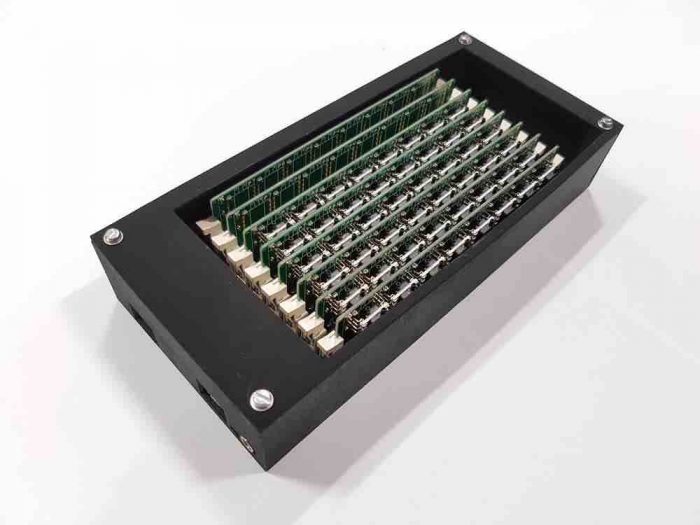 64-Channel Modular Pressure Scanner with Partial Enclosure